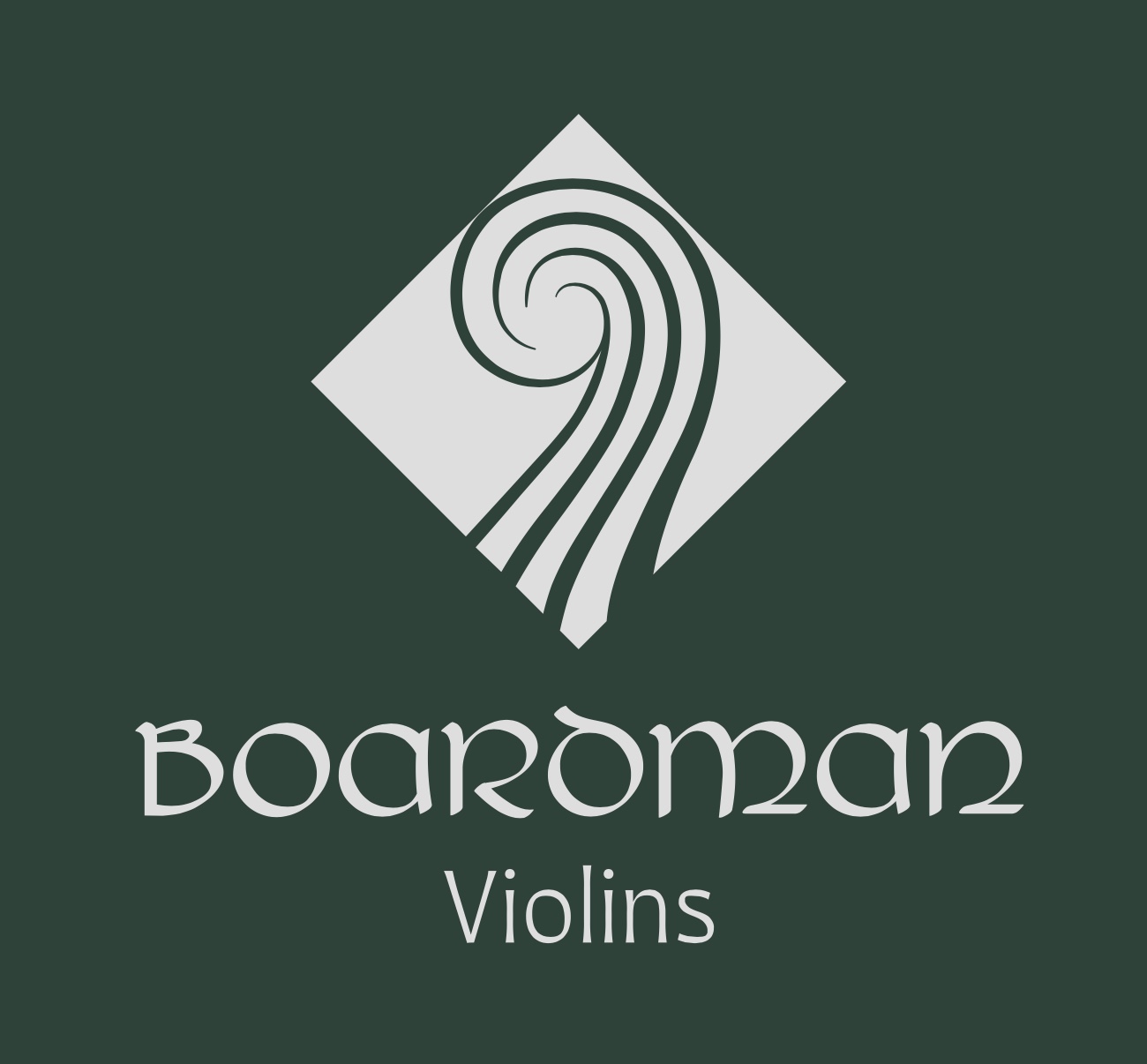 Logo showing violin